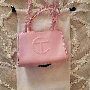 Bubblegum Telfar small bag